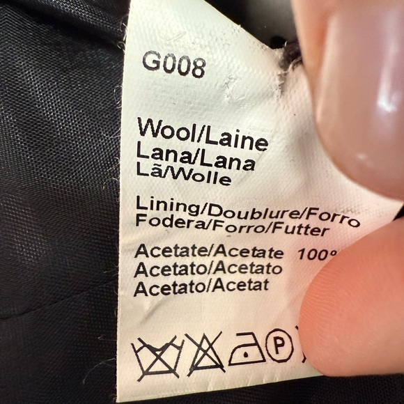 Gerard Darel Womens Blazer Jacket Suit Black Wool EUR 42 US 10. 777 - Picture 3 of 3